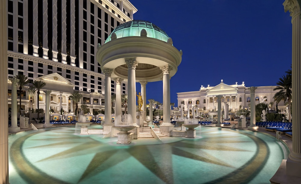 The Magnificent Riviera Las Vegas NV, Incredibly blue water…