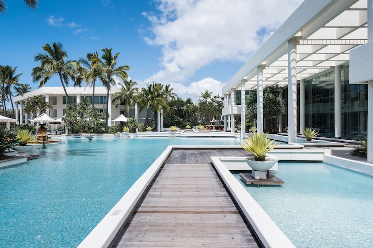 Sheraton Grand Mirage Gold Coast's vast outdoor pools