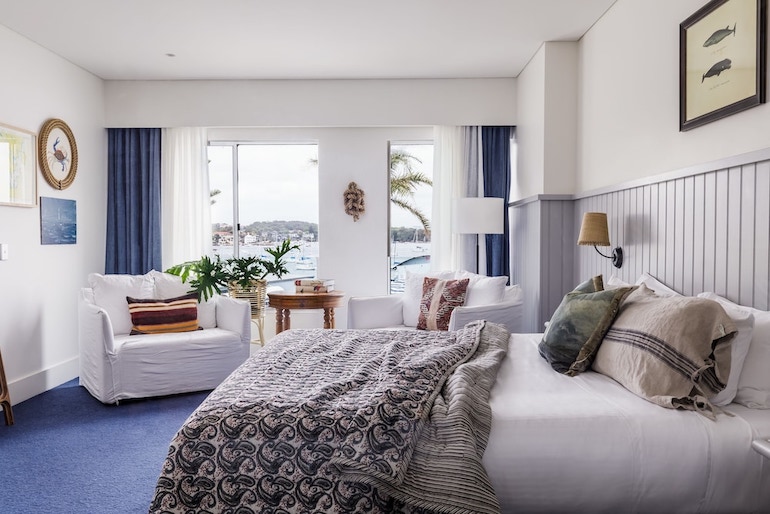 Those who are fond of boutique hotels and coastal accommodation will enjoy Watsons Bay Boutique's boho-coastal mix and bayside lifestyle.