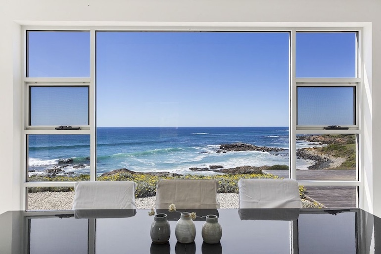 Ocean view from the dining area of Saltwater Sunrise