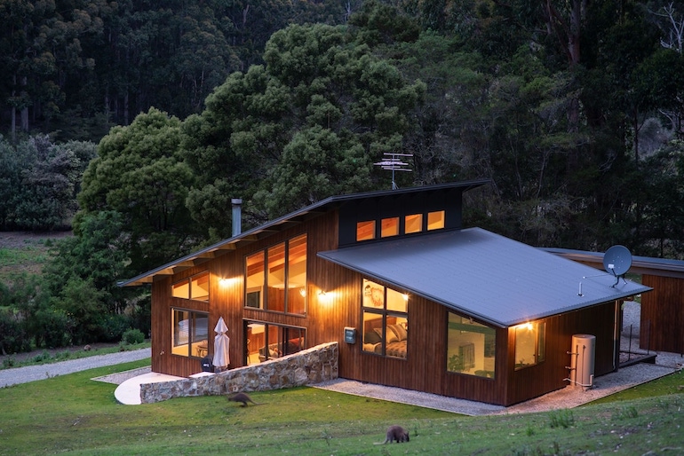 One of the self-contained villas at Adventure Bay Retreat