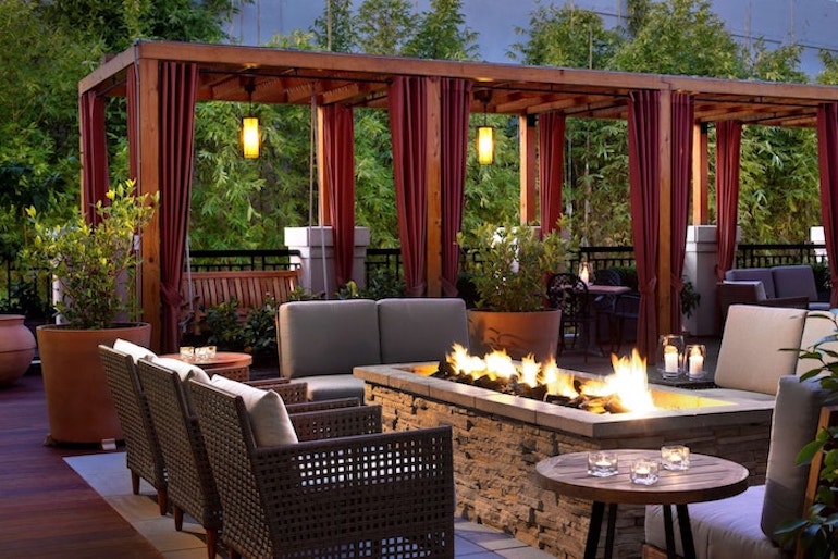 Andaz Napa is one of the best weekend getaways in San Francisco with its cozy atmosphere in the Napa Valley