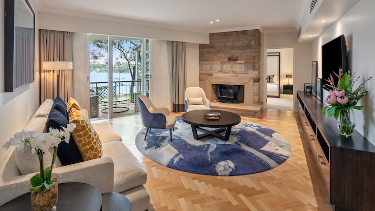Waterfront view suite at InterContinental Sanctuary Cove Resort - romantic getaways qld