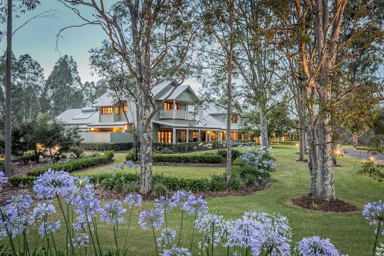 The gardens at Spicers Vineyards Estate