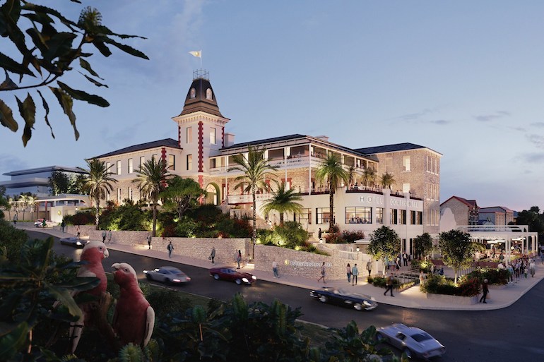 The historic facade of InterContinental Sorrento retains its heritage design.