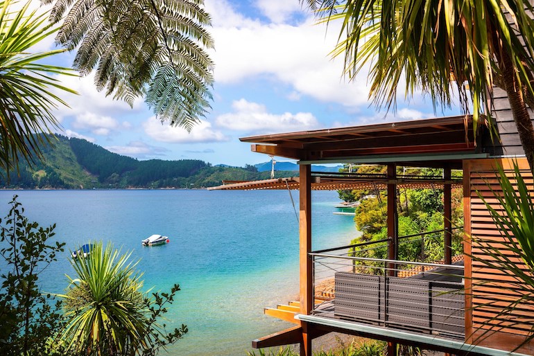 Ocean view from the balcony of Bay of Many Coves