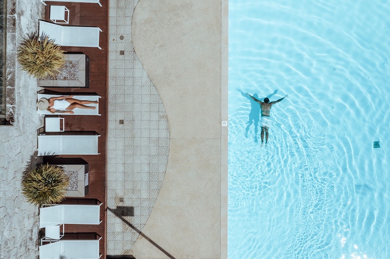 Smiths Beach Resort outdoor pool and loungers