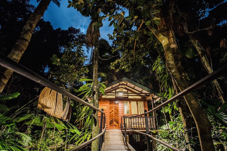 One of the cabins at Daintree Wilderness Lodge