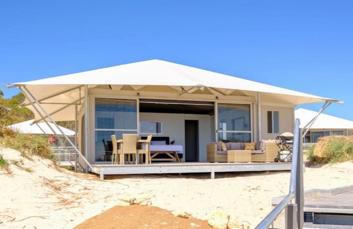 Discovery Rottnest Island tent exterior