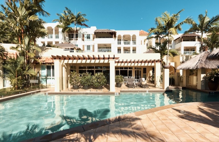 Swim out terrace at Sea Change Beachfront Apartments