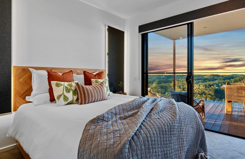 The Ridge at Maleny bedroom with private balcony