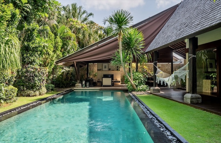 A luxurious adults-only accommodation in Bali with spacious villas and private pools.