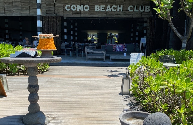 COMO Uma Canggu Beach Club is one of the more famous Bali Getaways and hangout spots