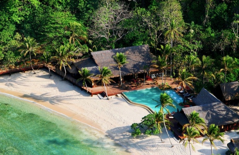 Cauayan Island Resort's private beach