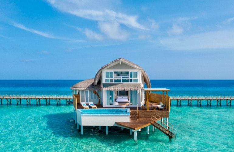 JW Marriott Maldives Resort & Spa over-water villa
